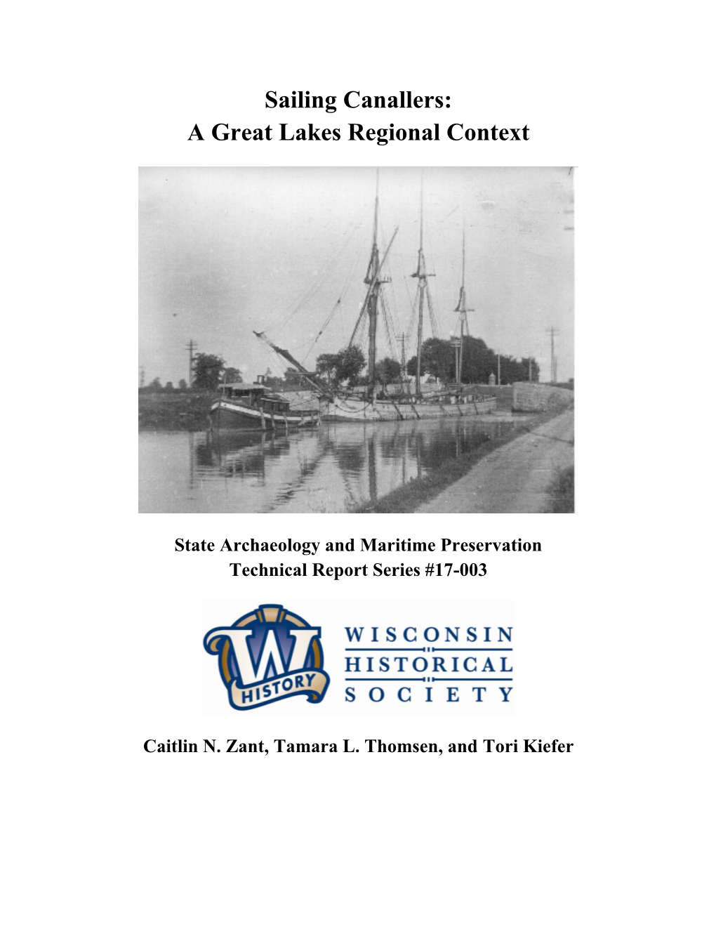 Sailing Canallers: a Great Lakes Regional Context