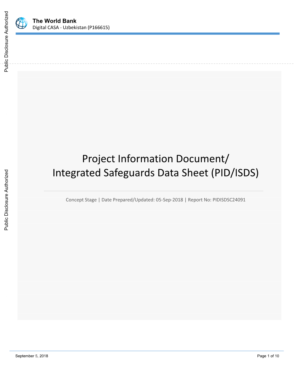 World Bank Document