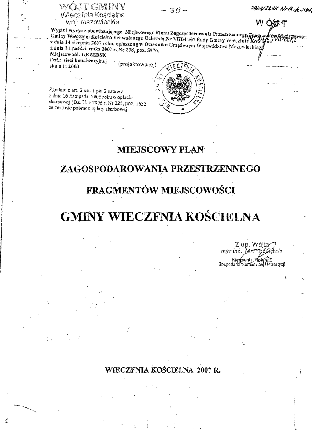 Gminy Wieczfnia Koscielna