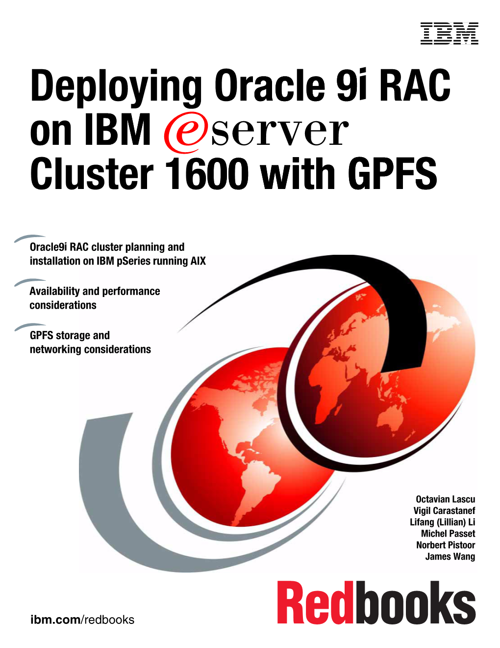 Deploying Oracle 9I RAC on IBM Eserver Cluster 1600 with GPFS 00