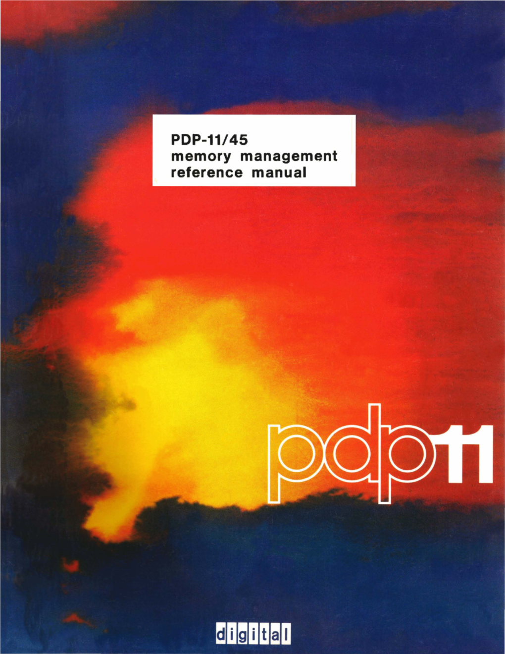 PDP-11/45 Memory Management Reference Manual
