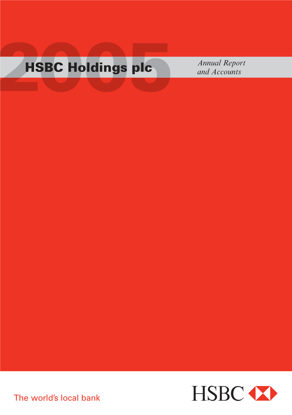 HSBC Holdings Annual Report and Accounts