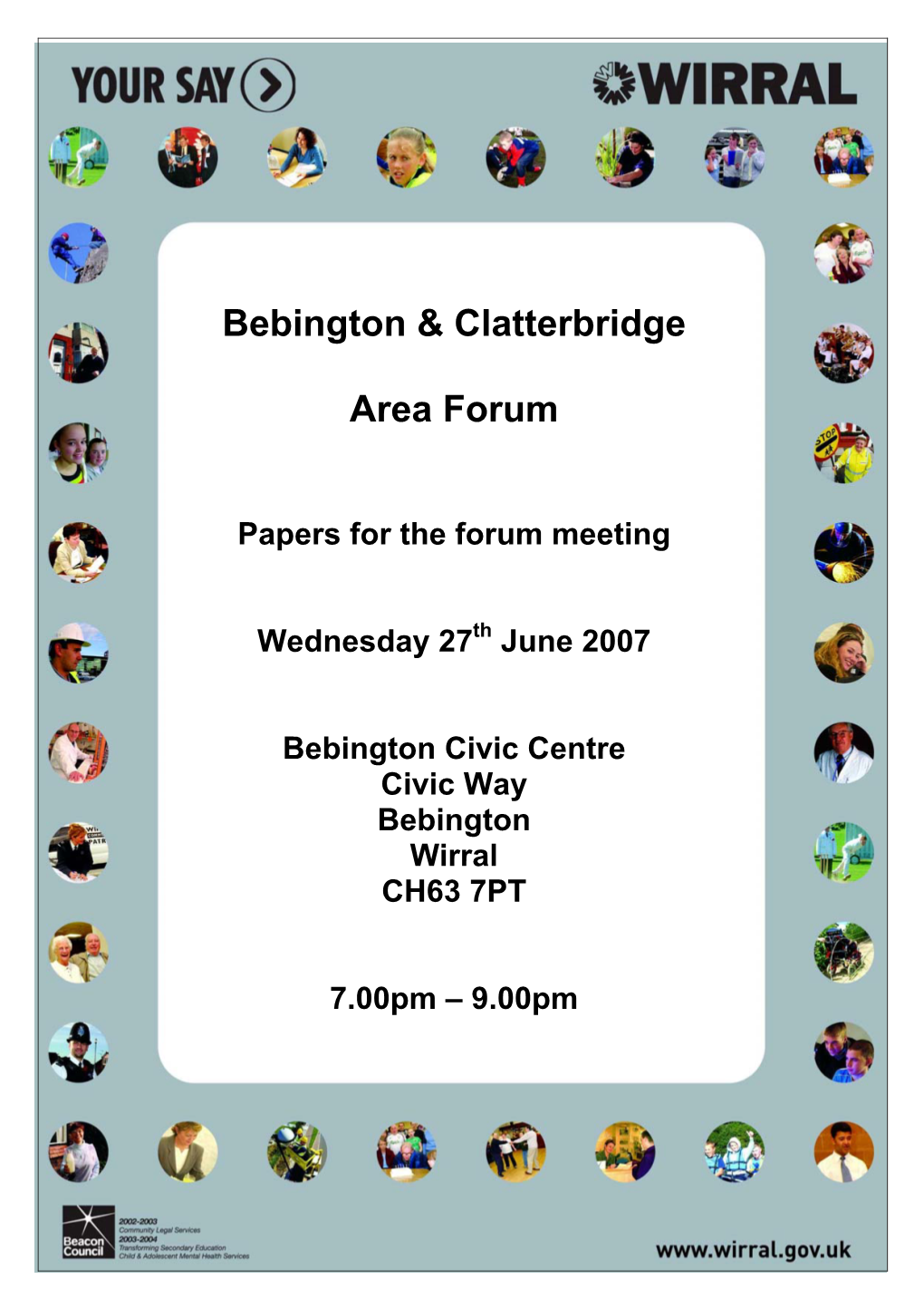 Bebington & Clatterbridge Area Forum