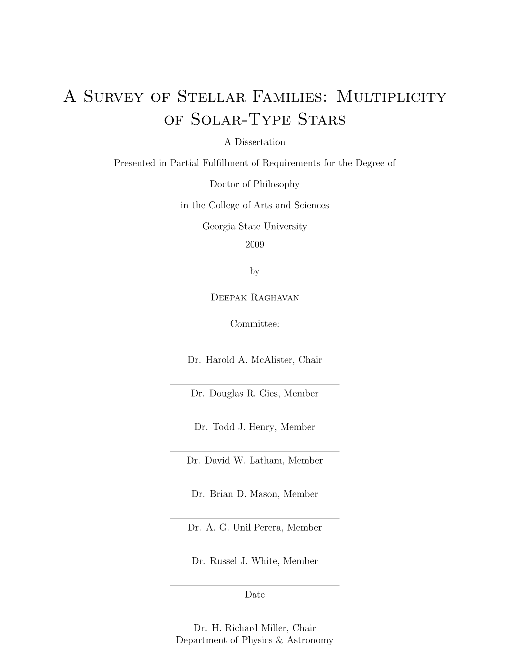 Multiplicity of Solar-Type Stars