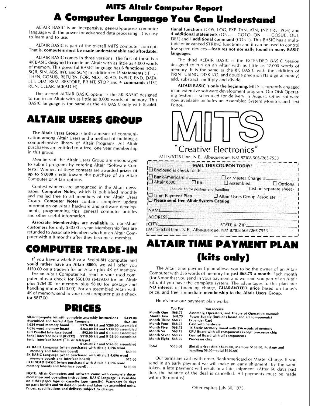 Altair Computer Report 1975.Pdf