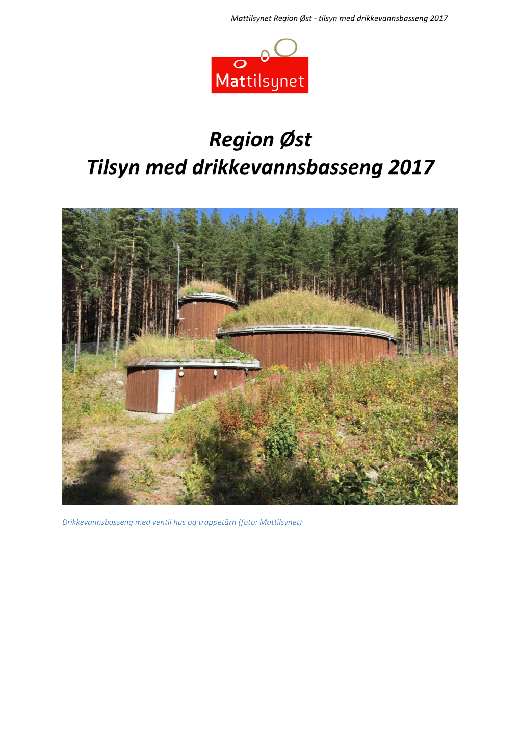 Region Øst - Tilsyn Med Drikkevannsbasseng 2017