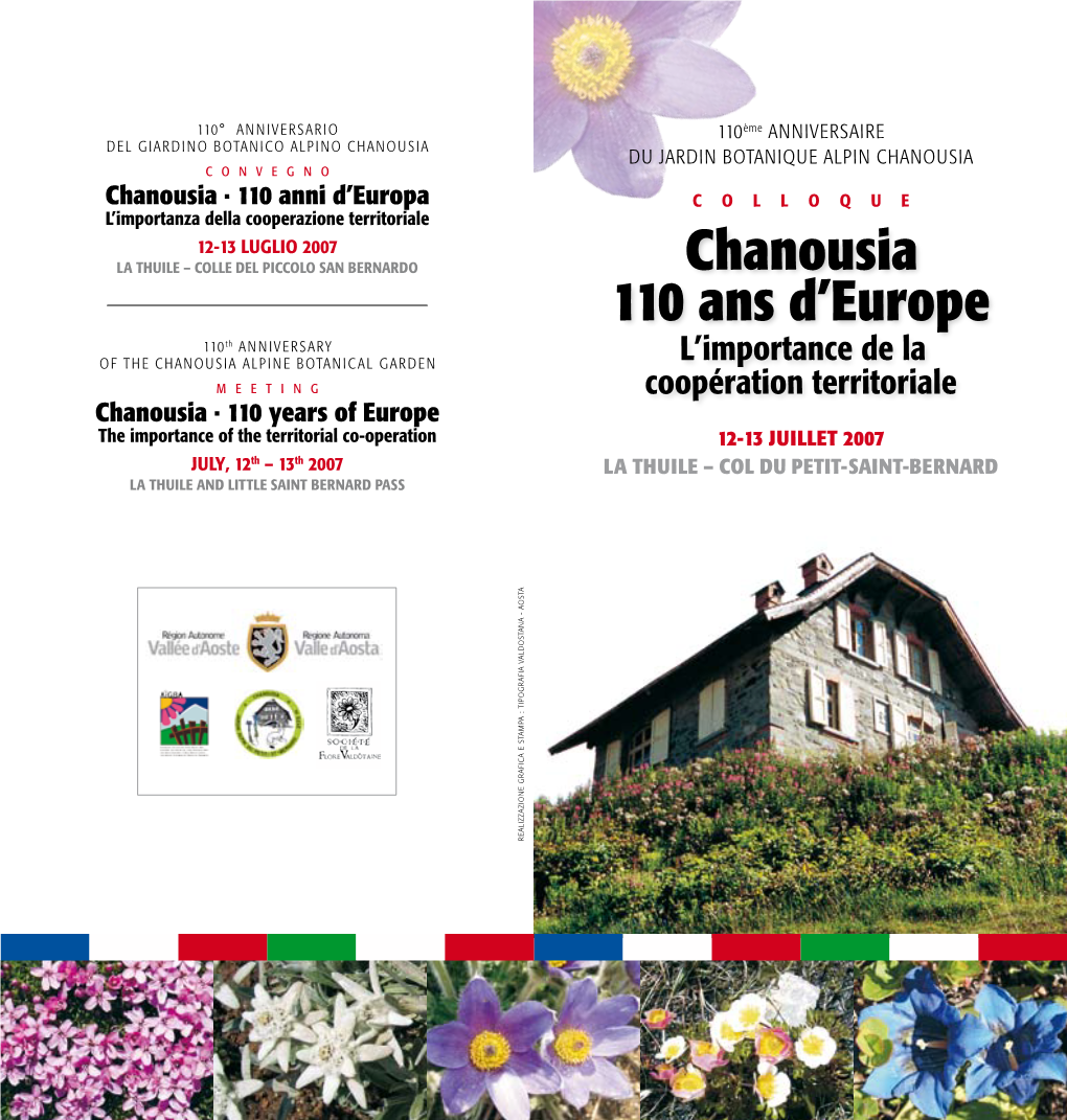 Chanousia 110 Ans D'europe