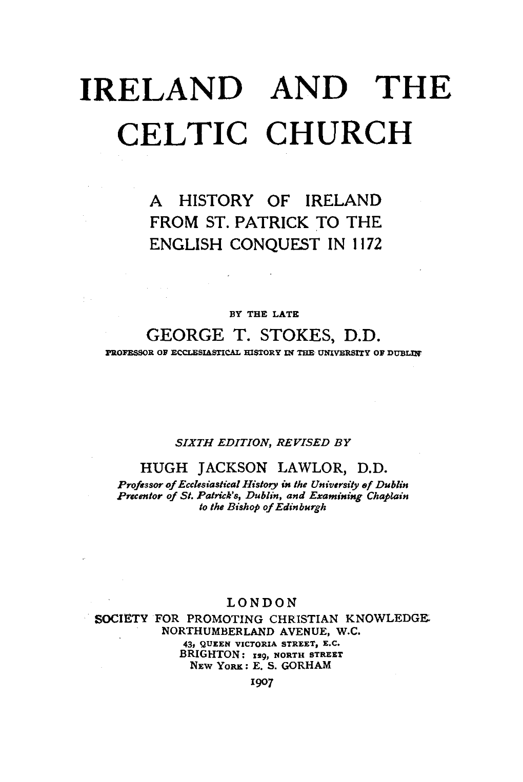 Ireland and the Celtic Church