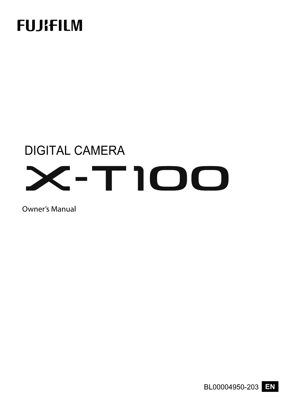 X-T100 Digital Camera