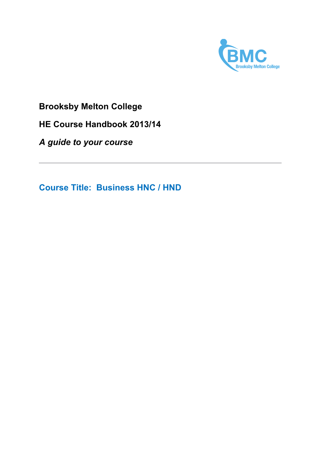 Brooksby Melton College