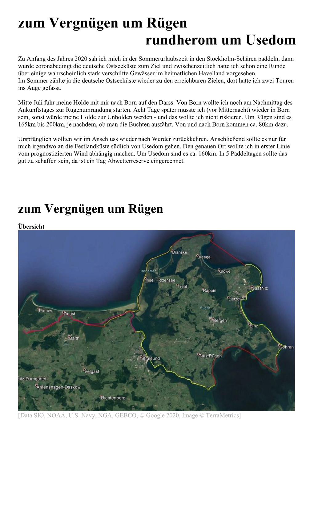 Zum Vergnügen Um Rügen Rundherom Um Usedom