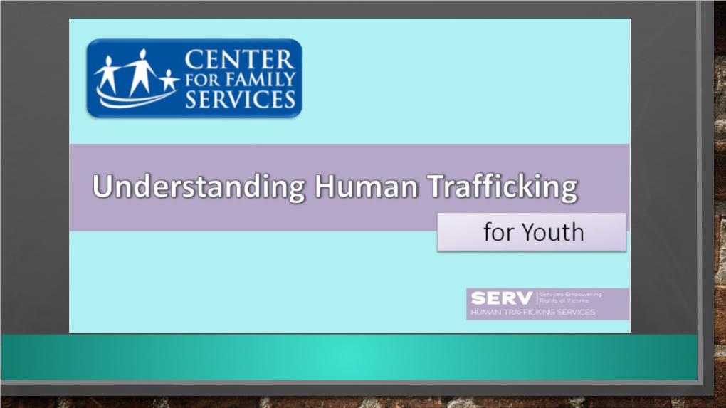 What Is Human Trafficking?