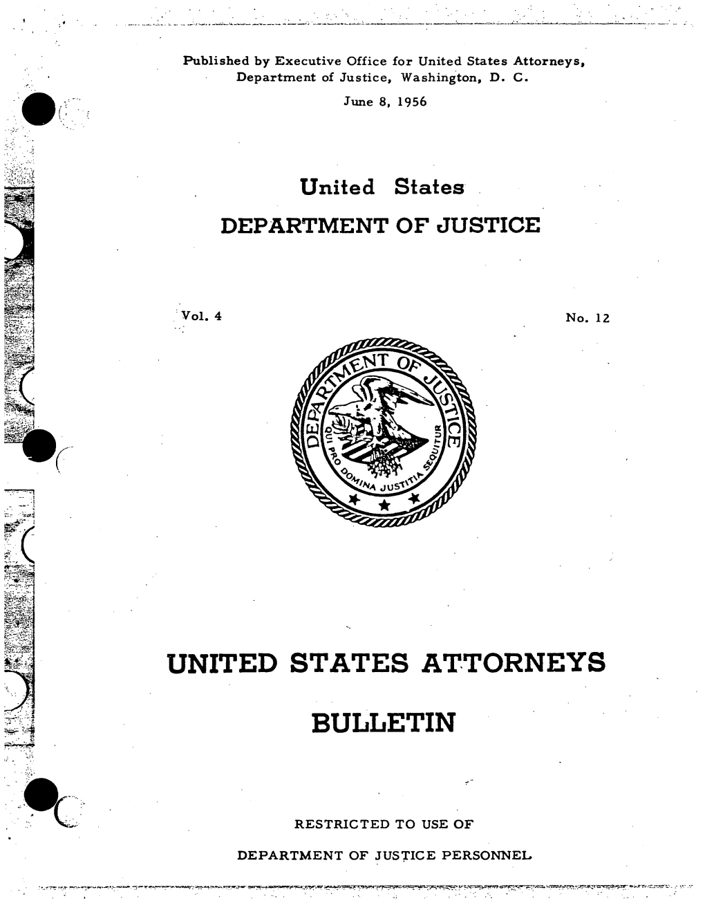 United States Attorneys Department of Justice Washington