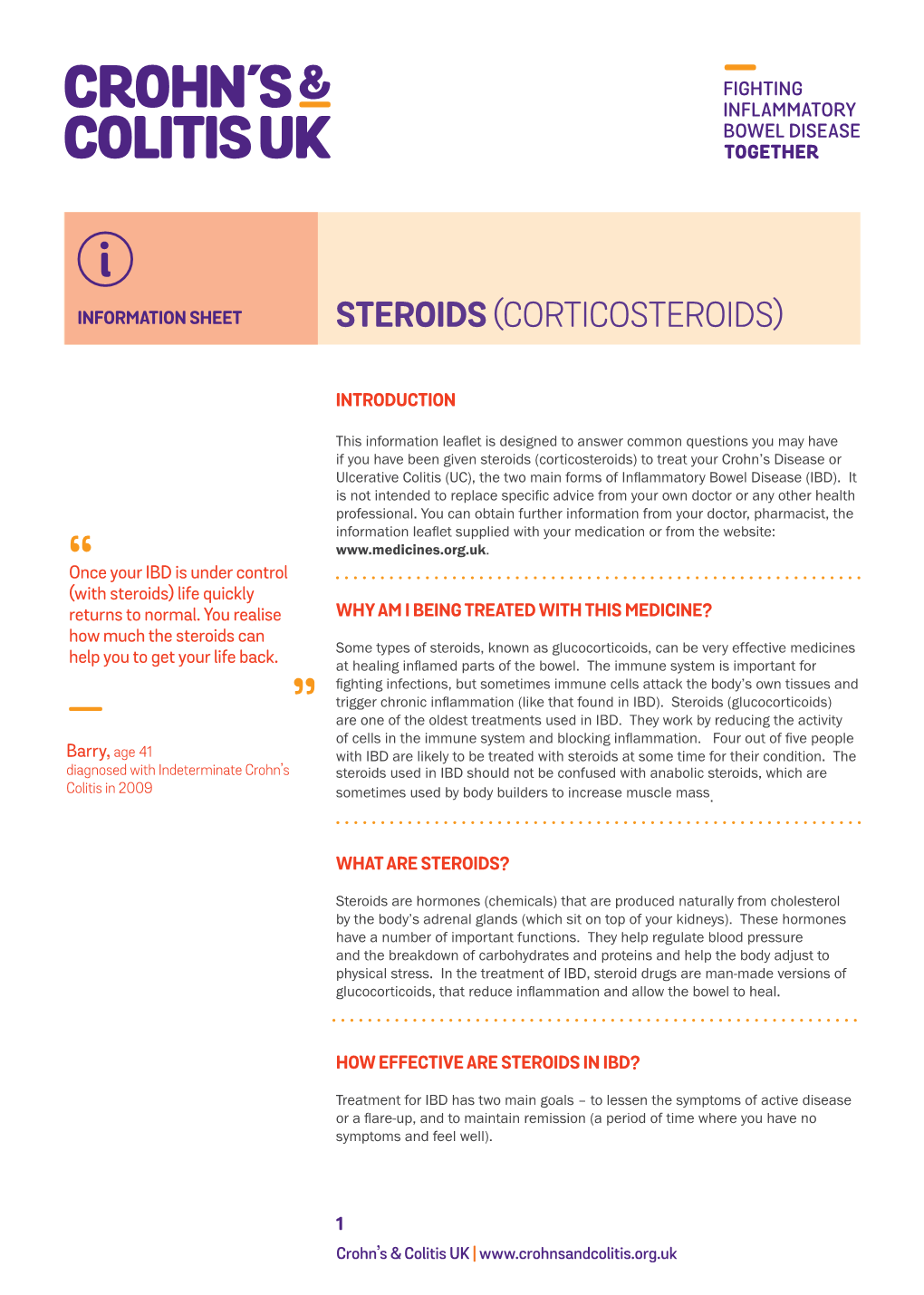 Steroids (Corticosteroids)