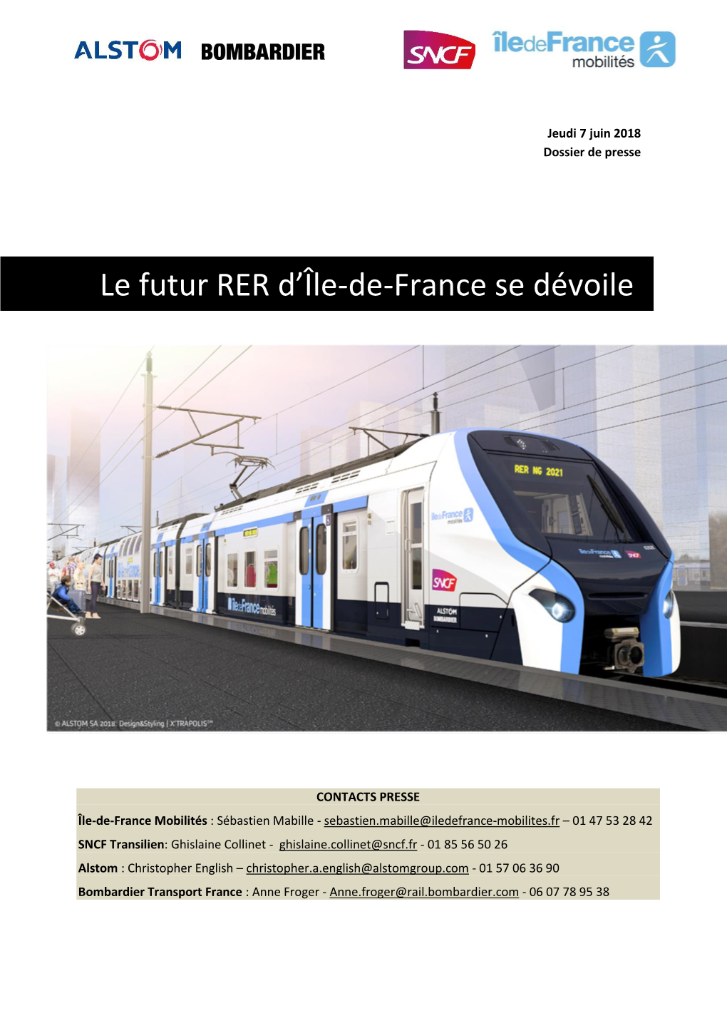 10/06/2018 Le Futur RER D'île-De-France Se Dévoile