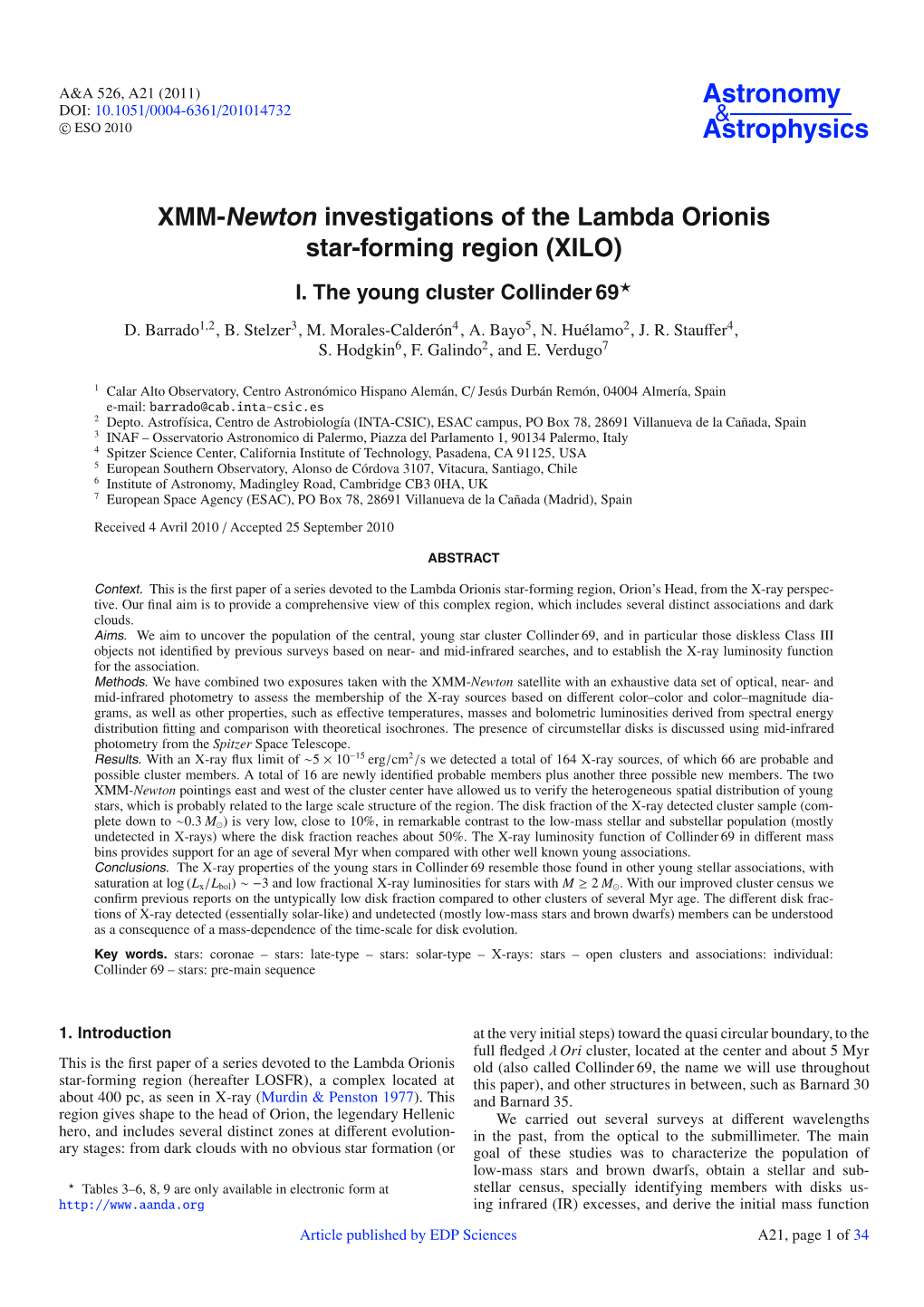 XMM-Newton Investigations of the Lambda Orionis Star-Forming Region (XILO) I