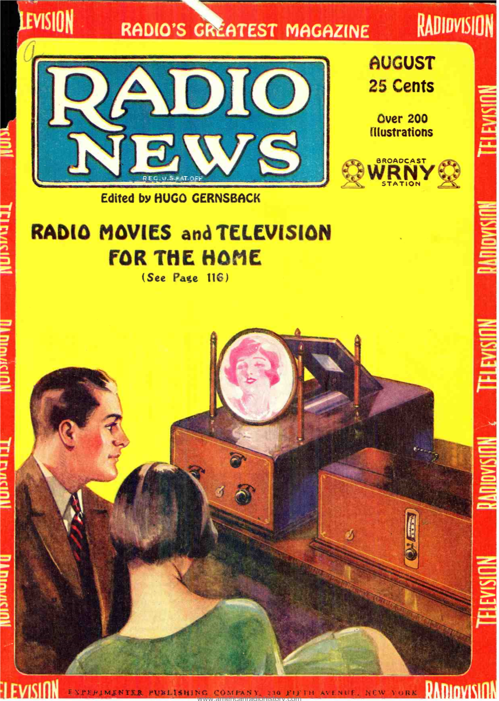 RADIO MOVIES and TELEVISION for the HOME (See Page 116)