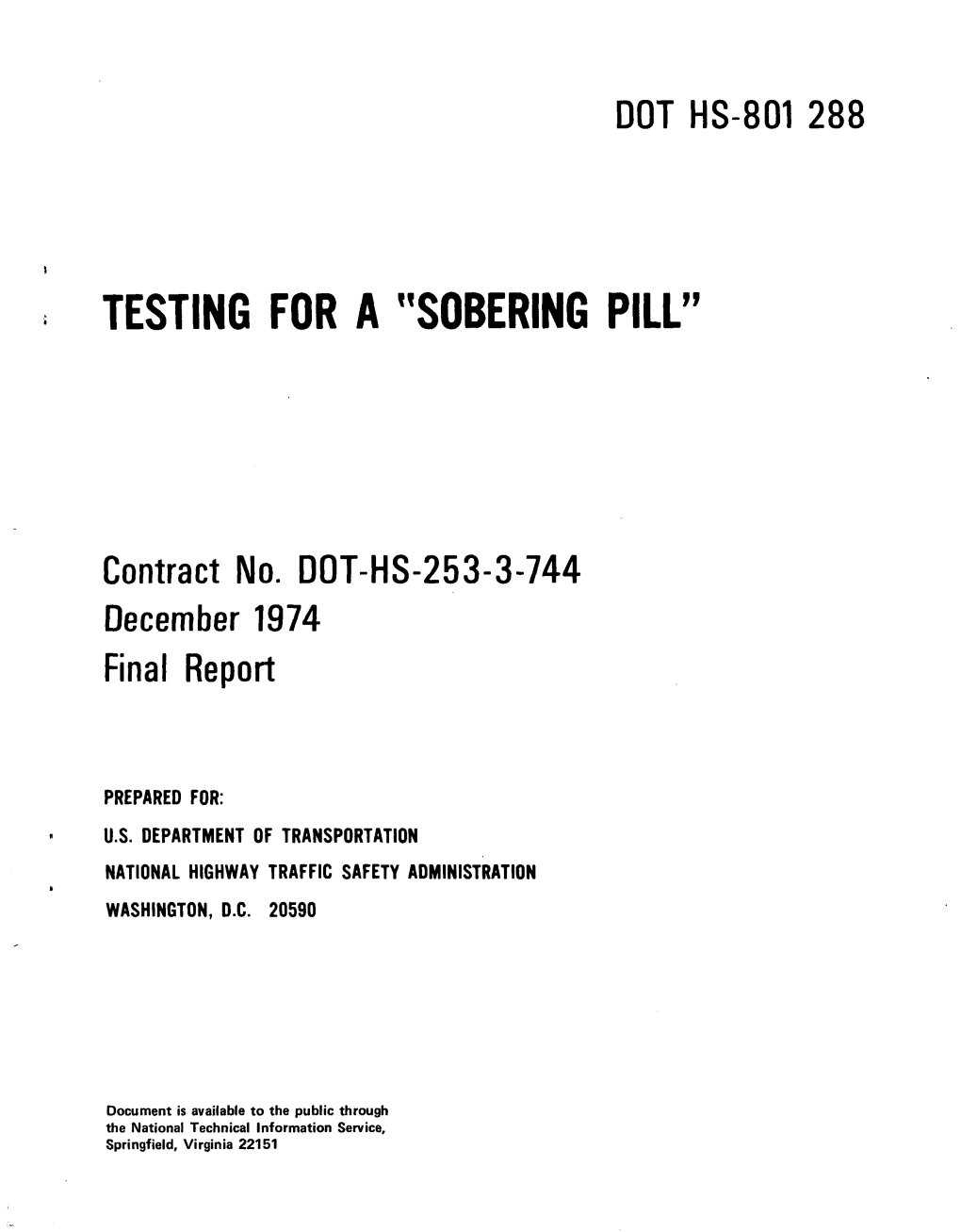 Sobering Pill"