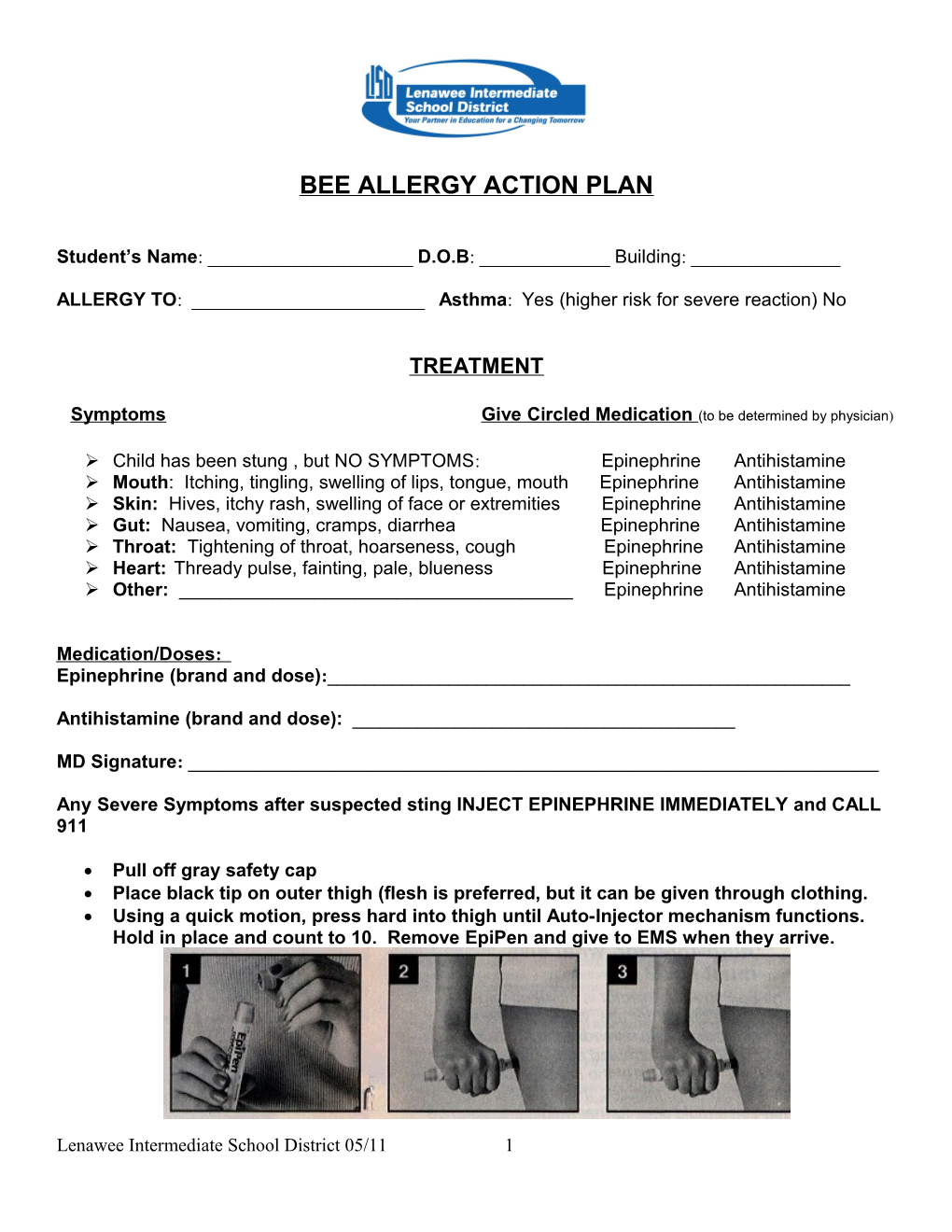 Food Allergy Action Plan s2