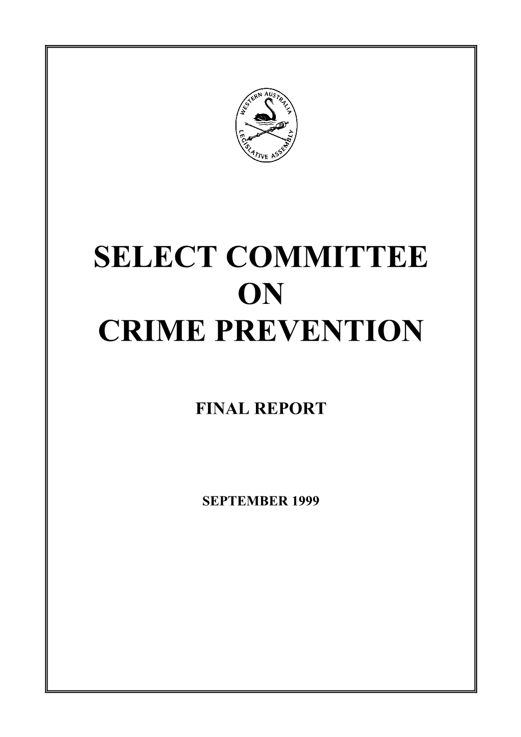 Select Committee on Crime Prevention
