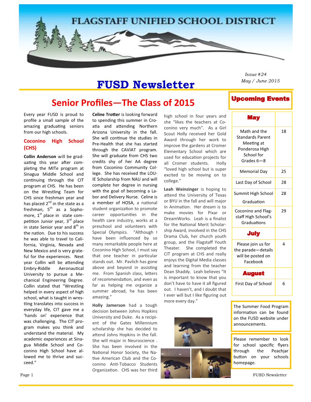 FUSD Newsletter