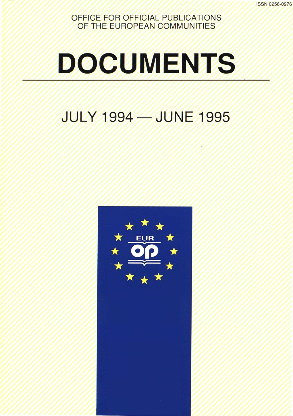 Documents : July 1994