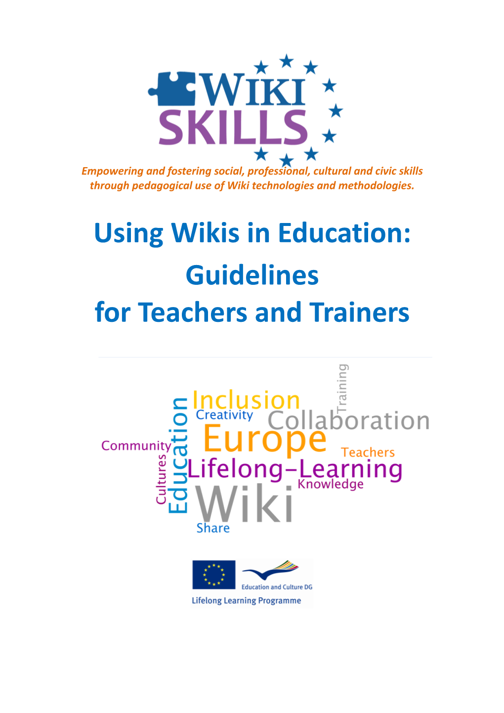 Using Wikis in Education: Guidelines for Teachers and Trainers