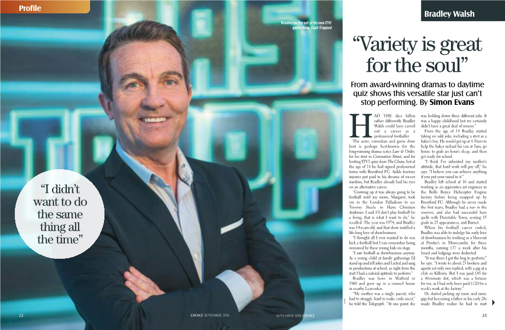 Choice Sep 16 Bradley Walsh.Pdf