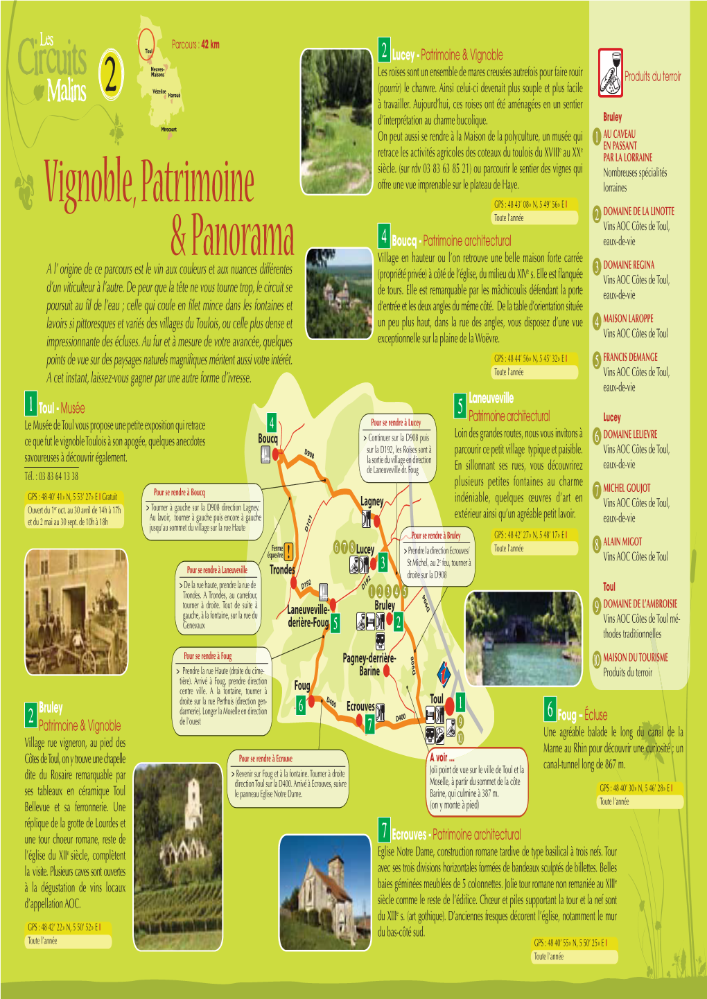 Vignoble, Patrimoine & Panorama