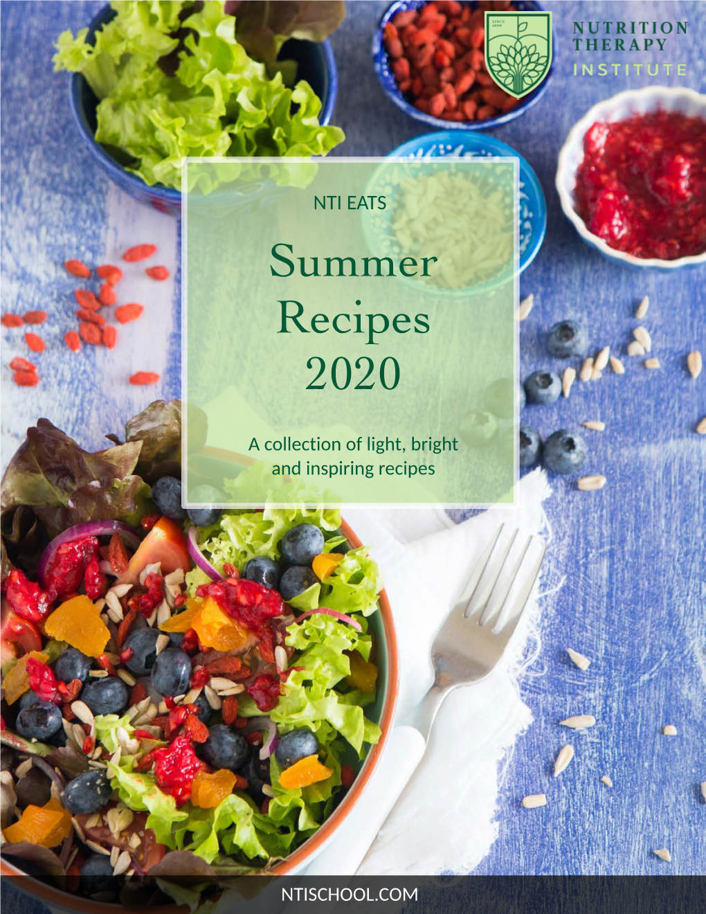 NTI Eats Summer Recipes 2020 Ebook