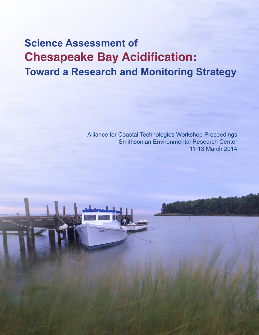 Science Assessment of Chesapeake Bay Acidification: Toward a Research and Monitoring Strategy