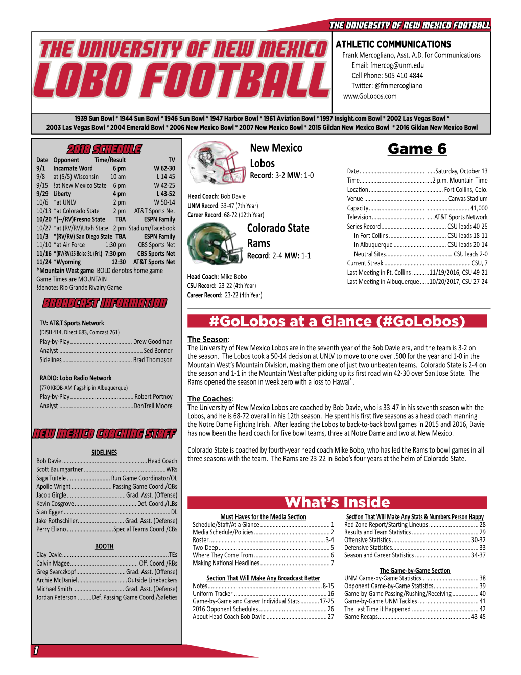 Lobo Football