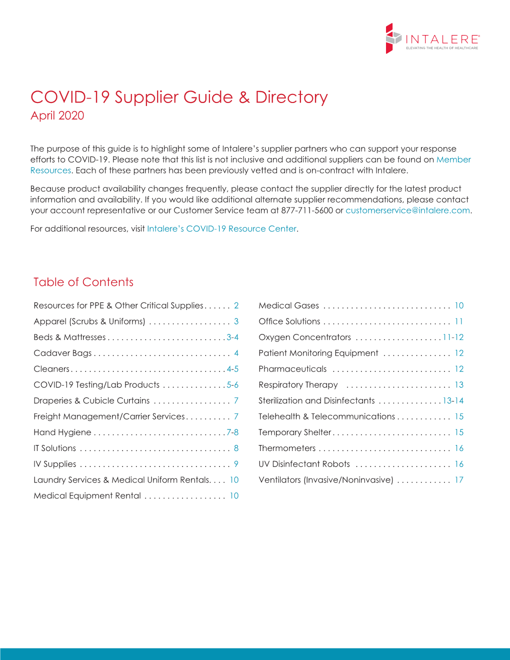 Coronavirus Contract Recommendation Guide