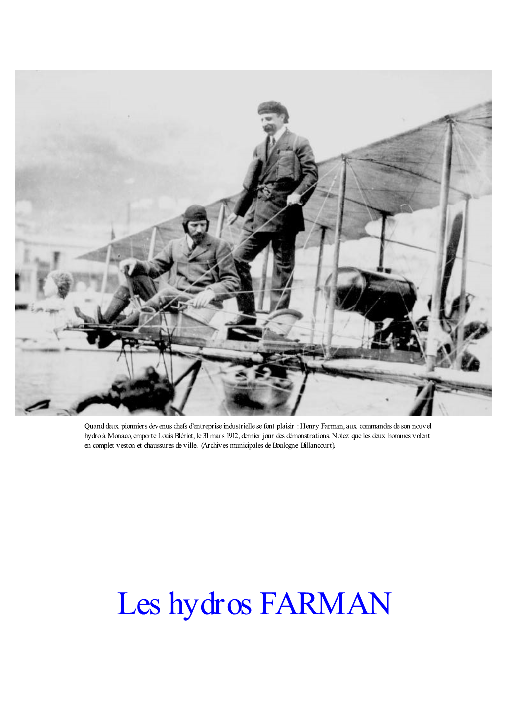 Les Hydros FARMAN