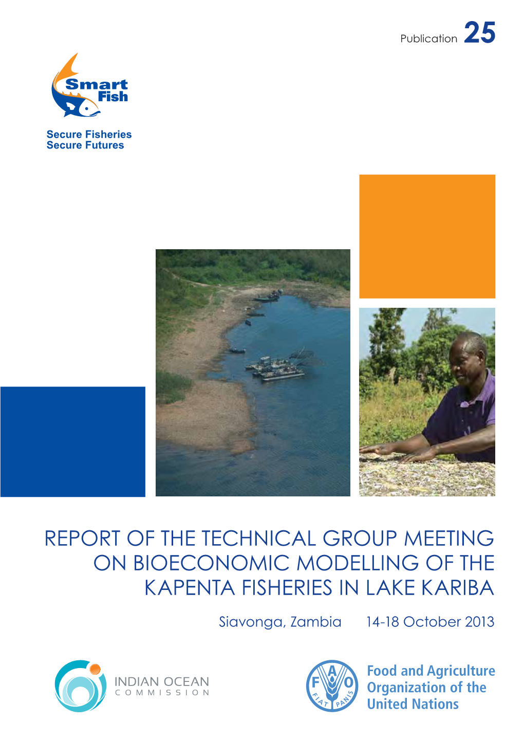 Report of the Technical Group Meeting on Bioeconomic Modelling of the Kapenta Fisheries in Lake Kariba