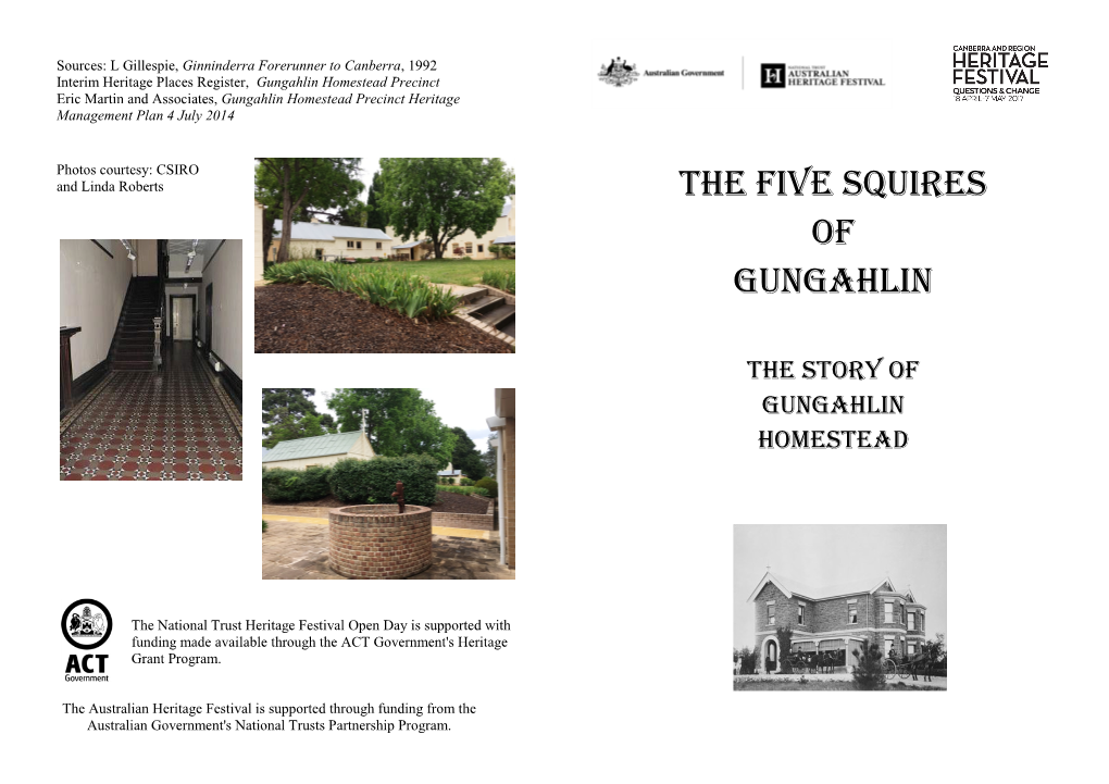 The Five Squires of Gungahlin