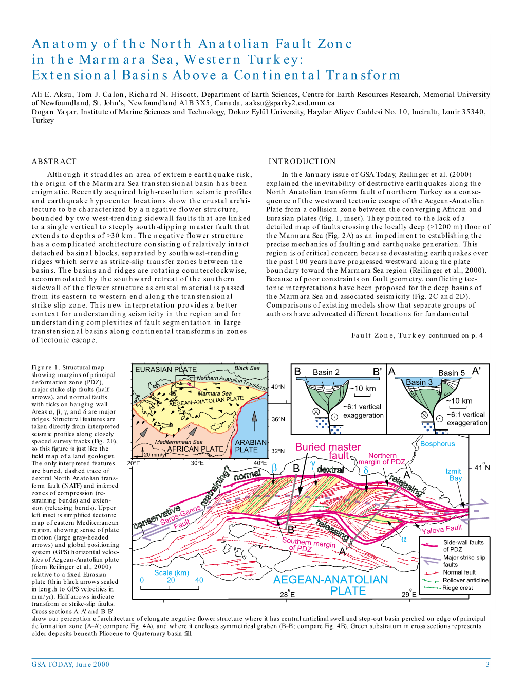 Anatomy of the North Anatolian Fault Zone in the Marmara Sea, Western Turkey: Extensional Basins Above a Continental Transform