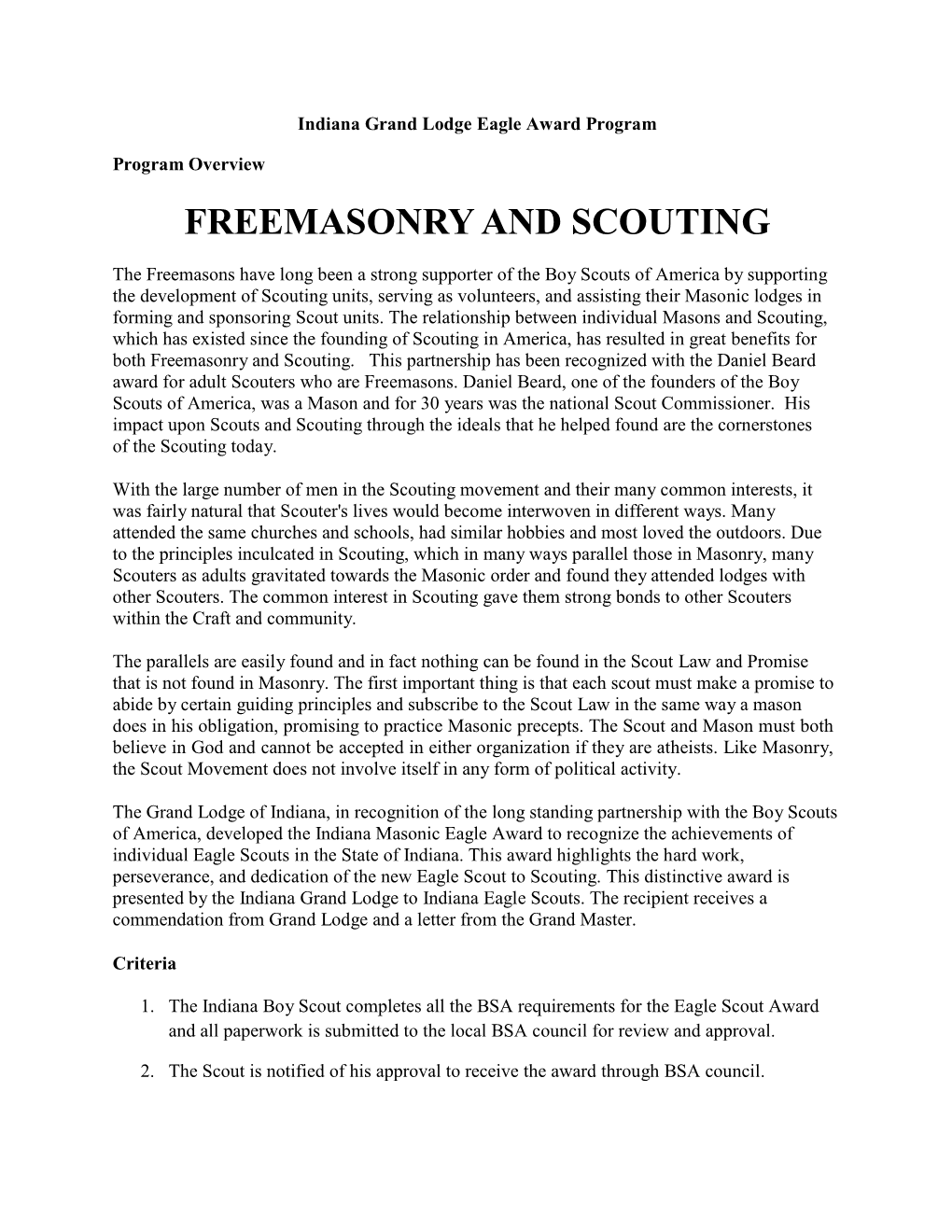 Freemasonry and Scouting