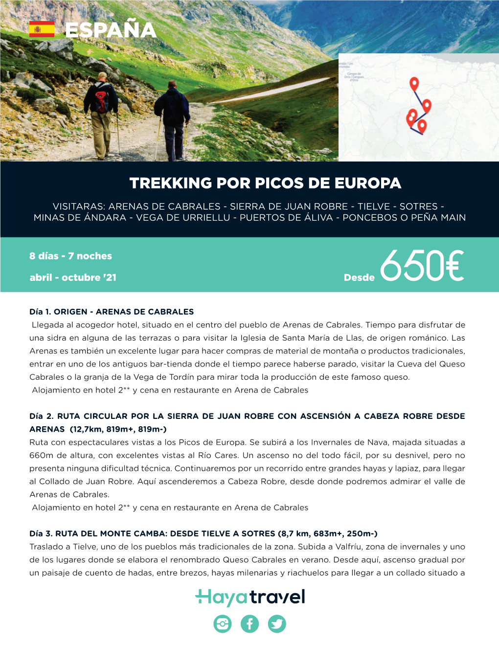 Trekking Por Picos De Europa