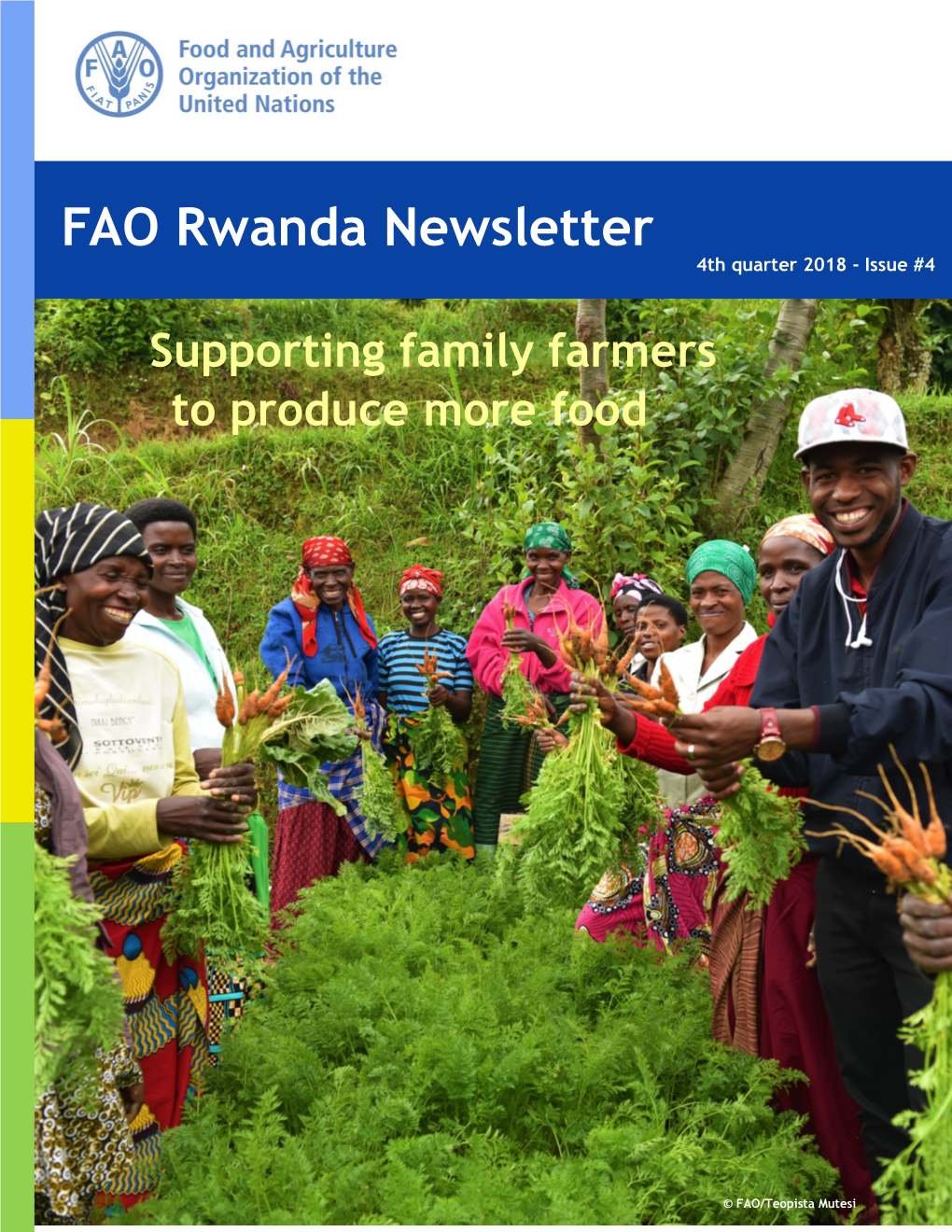 FAO Rwanda Newsletter 4Th Quarter 2018 - Issue #4