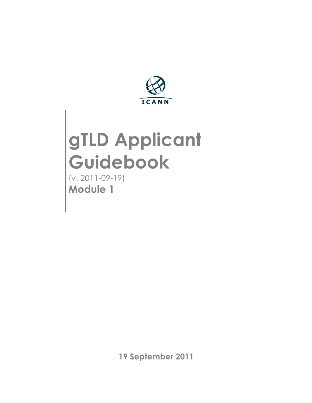 Gtld Applicant Guidebook (V