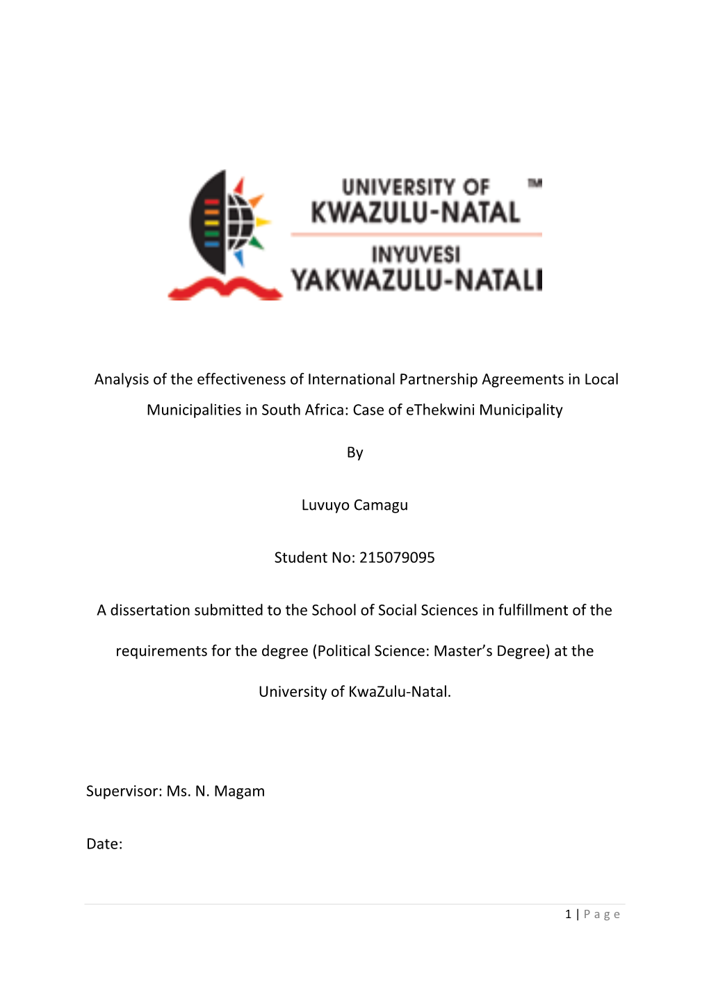 Analysis of the Effectiveness of International Partnership Agreements in Local