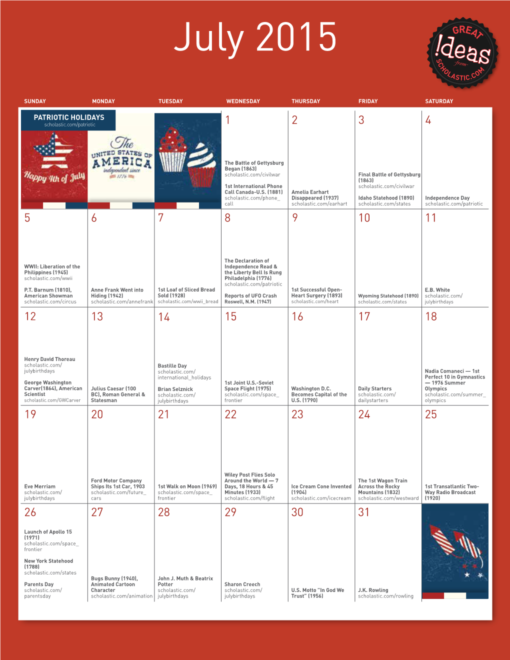 2015-2016 Planning Calendar