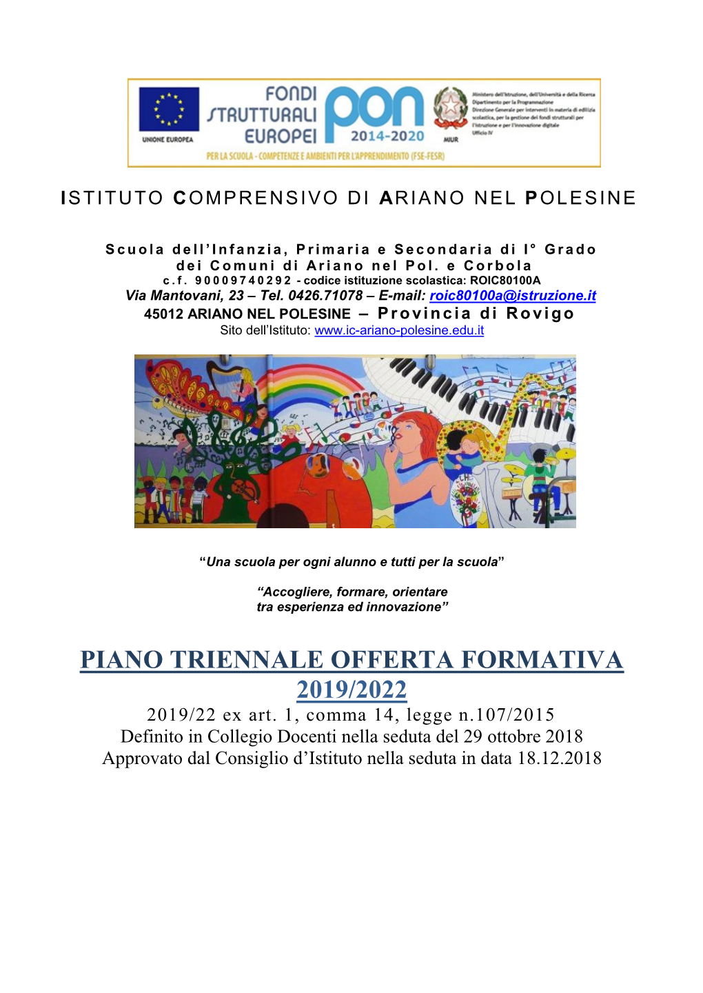 Istituto Comprensivo Di Ariano Nel Polesine