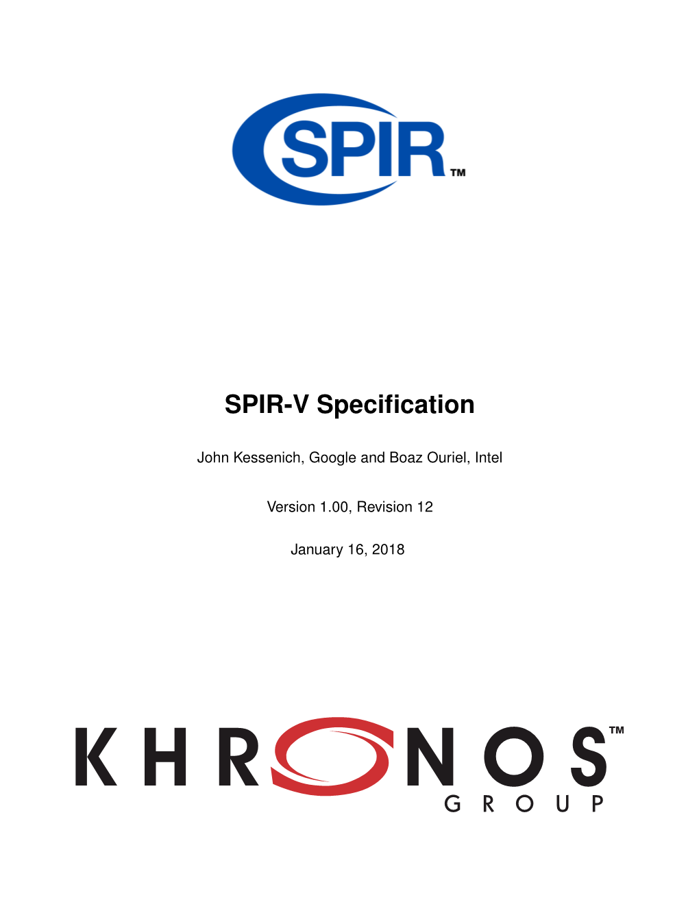 SPIR-V Specification