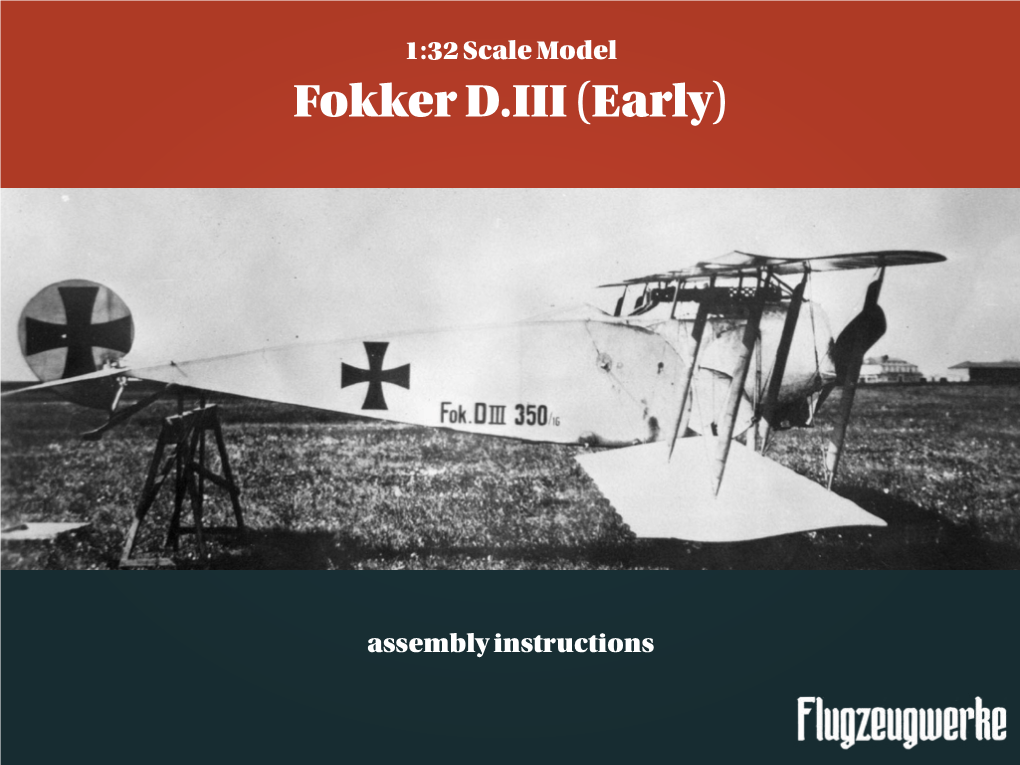 Fokker D.III (Early)