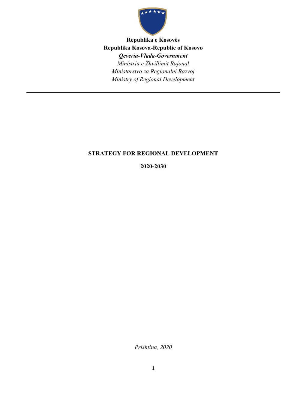 Republika E Kosovës Republika Kosova-Republic of Kosovo