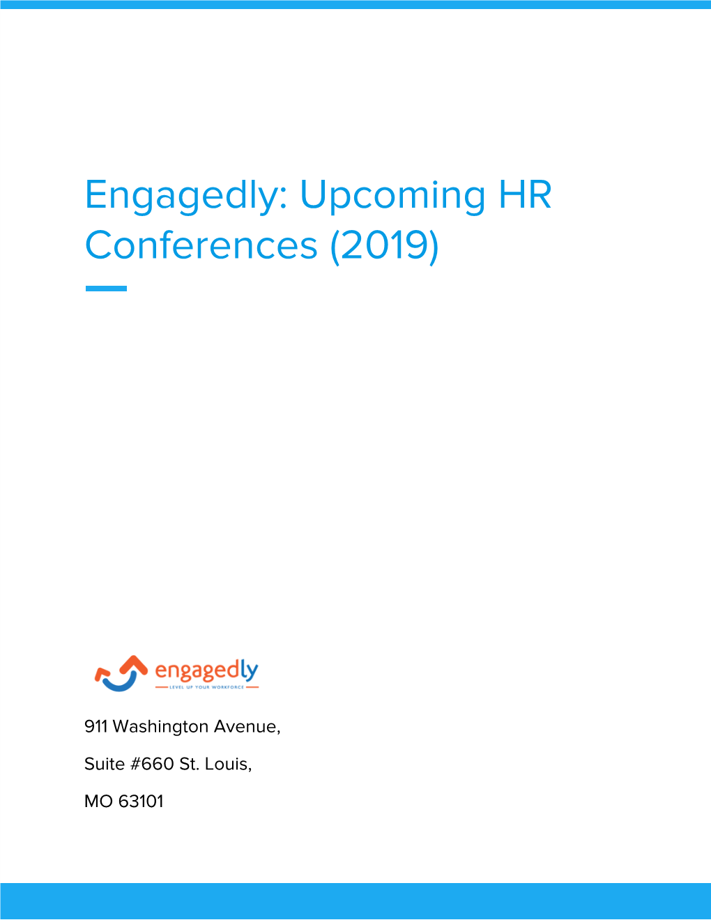 Upcoming HR Conferences (2019)