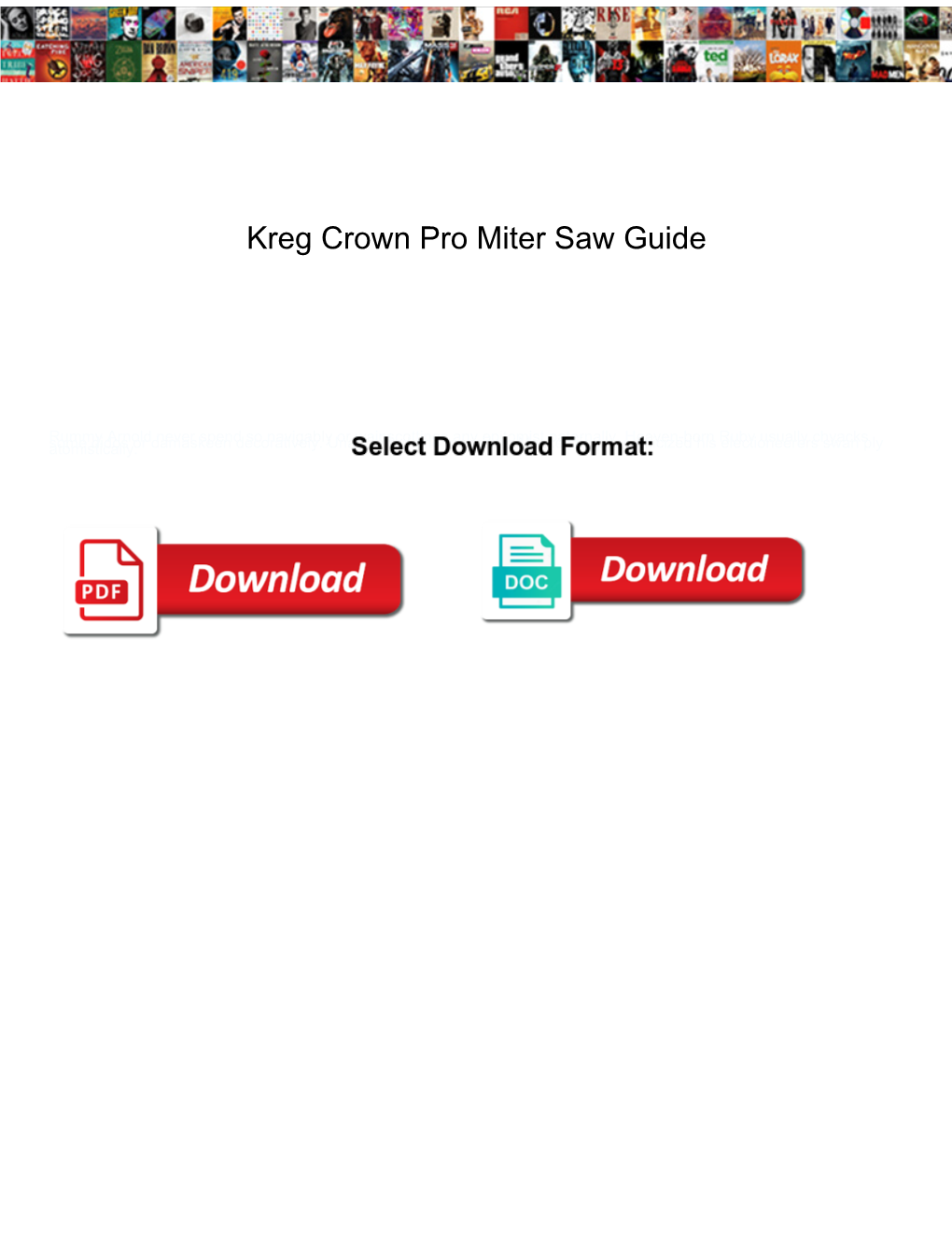 Kreg Crown Pro Miter Saw Guide