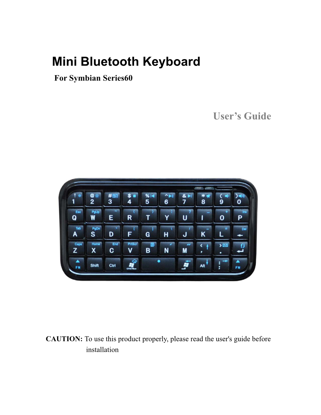Mini Bluetooth Keyboard for Symbian Series60